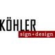 KÖHLER [sign+design] Werbetechnik Hamburg  |  3D - Buchstaben | Messing | Titan-Gold | Edelstahl