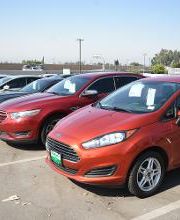 Sedan's Parked in a Row