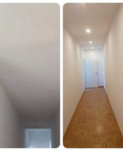 abgehängte Decke mit Spots