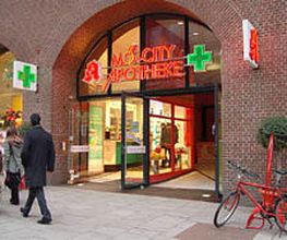 Aussenansicht der Mö-City-Apotheke