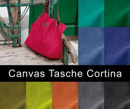 Canvas Schultertasche Cortina