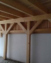 Ansicht im Carport