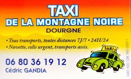 Taxi de la Montagne Noire
