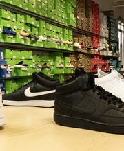 Athletic Shoes Section of Store