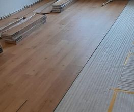 Laminatverlegung