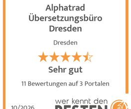 werkenntdenBESTEN.de Qualitätssiegel