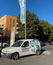 Entrée parking Contrôle Technique Garges