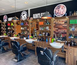 Barber Shop Gentleman Tarp Bild 2