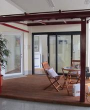 Terrassenüberdachung Murano Integrale mit integrierten Markise.