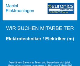 Elektrotechniker / Elektriker (m)