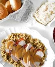 Traditional Turkey Dinner Family Meal
