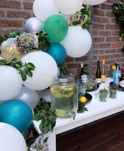 Florale Latexgirlande