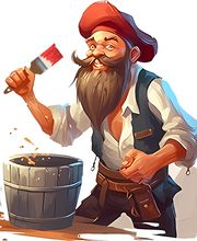 Piraten Pinsel - Malerbetrieb Düsseldorf Bild 1