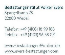 Bestattungsinstitut Volker Evers Bild 1