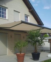 Cassettenmarkise gekoppelt große Breite