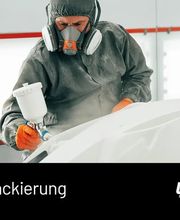 Lackierung in der Lackierkabine