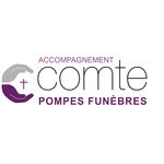 Pompes Funèbres Accompagnement Comte Sàrl, Chambre mortuaire, Comte David et Joëlle logo