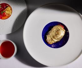 Pomo d'oro , tomato signature dish by Salvatore Bianco at La Terrazza