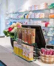 Innenansicht der Stadt-Apotheke Großbottwar