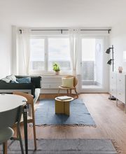Living room with a balcony