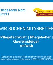 Pflegefachkraft | Pflegehelfer | Quereinsteiger (m/w/d)