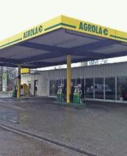 AGROLA Tankstelle in Bellach, Solothurn; überdacht; zwei Tanksäulen