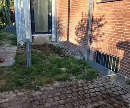 Rollstuhlgerechte Rampe vorher