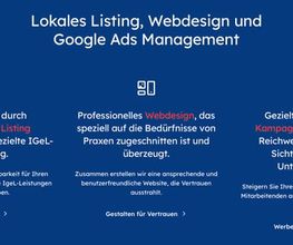 Hanse Medien kombiniert Local Listing Management, Webdesign und Google Ads für maximale Online-Sichtbarkeit medizinischer Praxen.