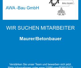Maurer/Betonbauer