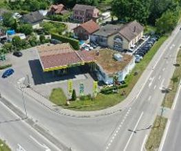 AGROLA Tankstelle in Müllheim - Drohnenaufnahme von oben