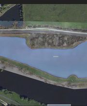 Zentimeter genaue Vermessung mithilfe von Photogrammetrie eines Retensionsbeckens