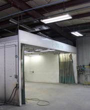 Exterior of Spray Paint Booth