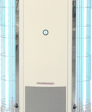 Der UV-FAN ermöglicht eine gründliche Desinfektion der Luft in jeder Art von Lebensmittelumgebung.  Herkömmliche Reinigungsmethoden reichen oft nicht aus, um ein hohes Hygieneniveau zu gewährleisten, das nur durch den Einsatz der UV-C-Technologie erreicht werden kann. Der große Vorteil dieses Gerätes ist die Möglichkeit, die Raumluft 24 Stunden am Tag ohne die geringste Kontraindikation für das anwesende Personal zu behandeln. Nur die ununterbrochene Desinfektionswirkung kann die Sicherheit gewährleisten, die mikrobielle Belastung jederzeit unter Kontrolle zu halten; im Gegenteil, die intensive, aber diskontinuierliche Desinfektion bestimmt ein schwankendes Niveau der in der Umwelt vorhandenen Keime. Umgebungen und Räume, die in der Lebensmittelindustrie genutzt werden, müssen desinfiziert werden, um die für diesen Bereich typischen hohen hygienisch-qualitativen Standards aufrechtzuerhalten. Mit UV-FAN ist es möglich, die Desinfektion der Bereiche Produktion, Verarbeitung, Lagerung usw.  auf einfache, sofortige und sichere Weise zu erreichen, ohne Wärmeentwicklung, ohne Verwendung von Flüssigkeiten oder Chemikalien und ohne jegliche Gegenanzeigen. Die Luft, die sich im Raum befindet, wird von einem leisen integrierten Ventilator befördert und durch die keimtötende Kammer des Luftreinigers geleitet, um von Mikroben, aber auch von chemischen Verunreinigungen dekontaminiert zu werden. UV-FAN enthält neben UV-C-Lampen auch einen innovativen TIOX®-Filter mit nanostrukturiertem Titandioxid und Silberpulver, der die keimtötende Wirkung der UV-Wirkung verstärkt. Der UV-FAN erreicht die Reduktion (99%) von Bakterien wie Bacillus, Coli, Clostridium, Legionella, Vibrio, Salmonella, Pseudomonas, Staphylococcus, etc. in wenigen Minuten nach der Operation. Die keimtötende Wirkung wird von akkreditierten Laboratorien (SINAL) des Gesundheitsministeriums und des Hygieneinstituts der Universität Siena zertifiziert (zertifizierte Tötung von 3 Log des C.M.T.).


UV-FAN besteht aus:
Die UV-FAN-Serie umfasst eine breite Palette von Wand- oder fahrbaren Modellen (-ST-Modell), die sich je nach UV-C-Leistung der Lampen und den Abmessungen unterscheiden. UV-FAN hat eine tragende Struktur aus epoxydpulverbeschichtetem stranggepresstem Aluminium und eine Frontabdeckung mit Mikrolöchern, die es der Luft ermöglichen, an beiden Enden ein- und auszuströmen und durch den TIOX®-Filter zu fließen. Die Keimtötende Kammer beherbergt die UV-C-Lampen und besteht aus einem speziellen Reinaluminiumspiegel, der die desinfizierende Wirkung der Lampen verstärkt. Das Modell UV-FAN...2BD-ST-Rc mit 2 integrierter externer UV-C-Lampe bietet neben der Funktion des Luftreinigers in Anwesenheit der oben beschriebenen Personen (Betriebsphase oder Tag) die Möglichkeit, zwei integrierte externe UV-C-Lampe einzuschalten, die Luft in der Tiefe der Umgebungsflächen zu desinfizieren, indem sie direkt (in der Ruhephase oder nachts, unmittelbar vor der Nutzung der Räumlichkeiten) abgestrahlt wird. Die beiden Zündungen können separat verwaltet werden, auch mit Hilfe eines gemeinsamen Zeitprogrammierers. Der UV-FAN ist gebrauchsfertig und erfordert keine besondere Wartung, außer für den regelmäßigen Austausch der Lampen, wird vollständig in Italien gebaut, mit hochwertigen Materialien und extrem langlebig.