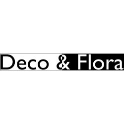 Deco & Flora Logo. Blumen Grosshandel in Muttenz