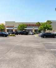 Parking Lot Entrance with Signage