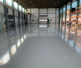 Industriebodenbeschichtung mit Epoxidharz