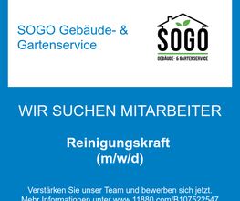 Reinigungskraft (m/w/d)