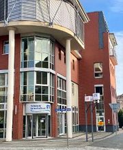 Zugang von Ecke Gubener Straße und Parkstraße