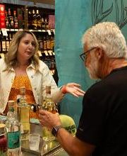 Alcohol tasting in Total Wine & More in Littleton, CO