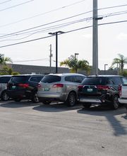 Trucks Parked in a Row