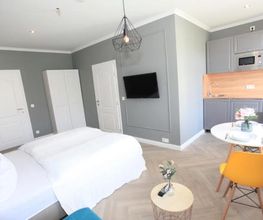 Komfort-Apartment mit Sauna:
Wohn-/Schlafbereich