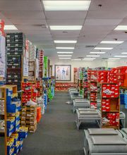 Wide Shot of Interior of Store