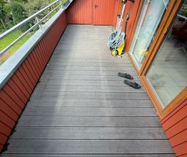 Balkon Sauber