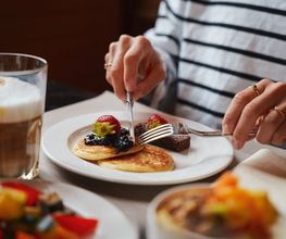 Frühstück im Restaurant Pilatus-Kulm