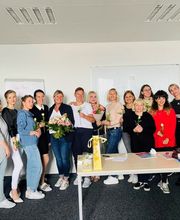 Gruppenfoto von der Verabschiedung der Ukrainer:innen.