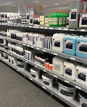 Standortbild Innenraum Lager MEGA eG Bielefeld, Großhandel für Maler, Bodenleger und Stuckateure