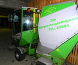 Bürgersteigreinigung