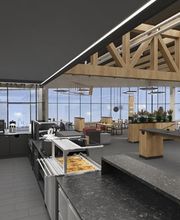 Blick aus dem Bistro