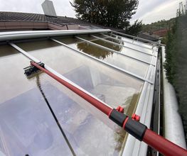 Wintergartenreinigung