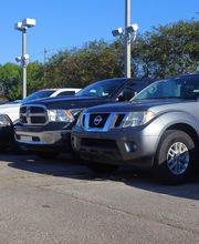 Trucks Parked in a Row